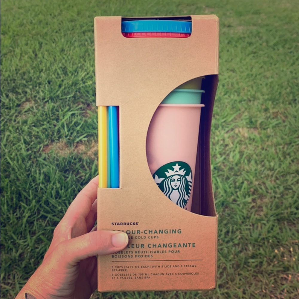 Starbucks Colour-changing reusable cold cups